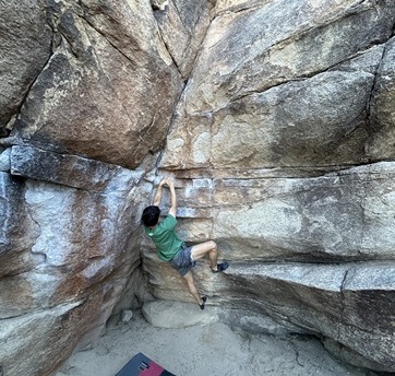 Climbing in Joshua Tree